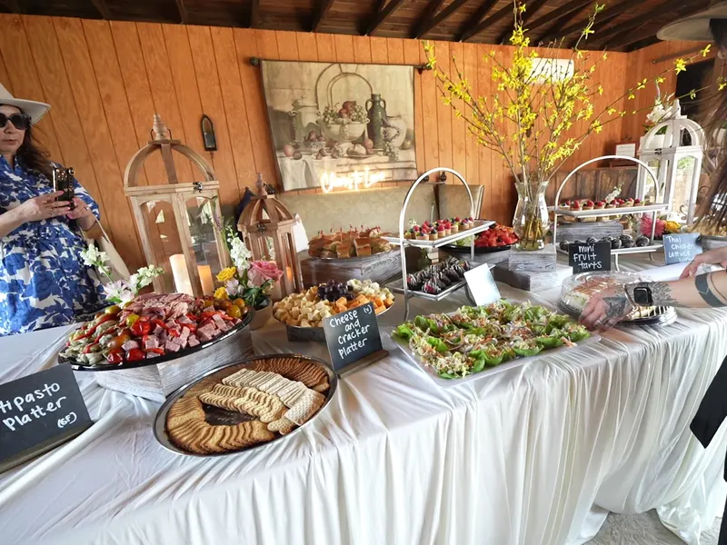 Charcuterie grazing table built for a Portola Valley home event