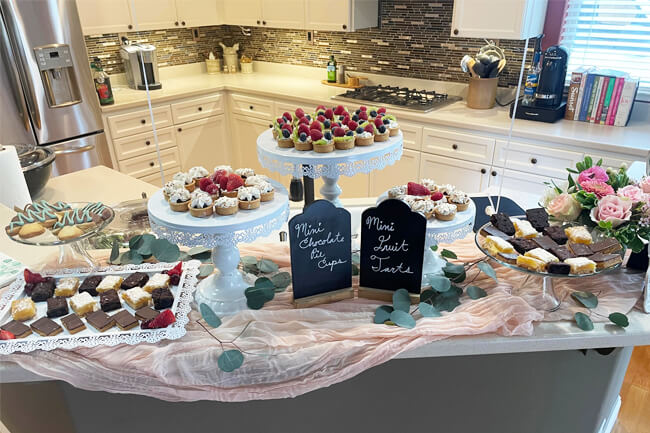 dessert catering